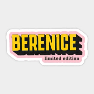 Berenice Personalized Name Design Sticker